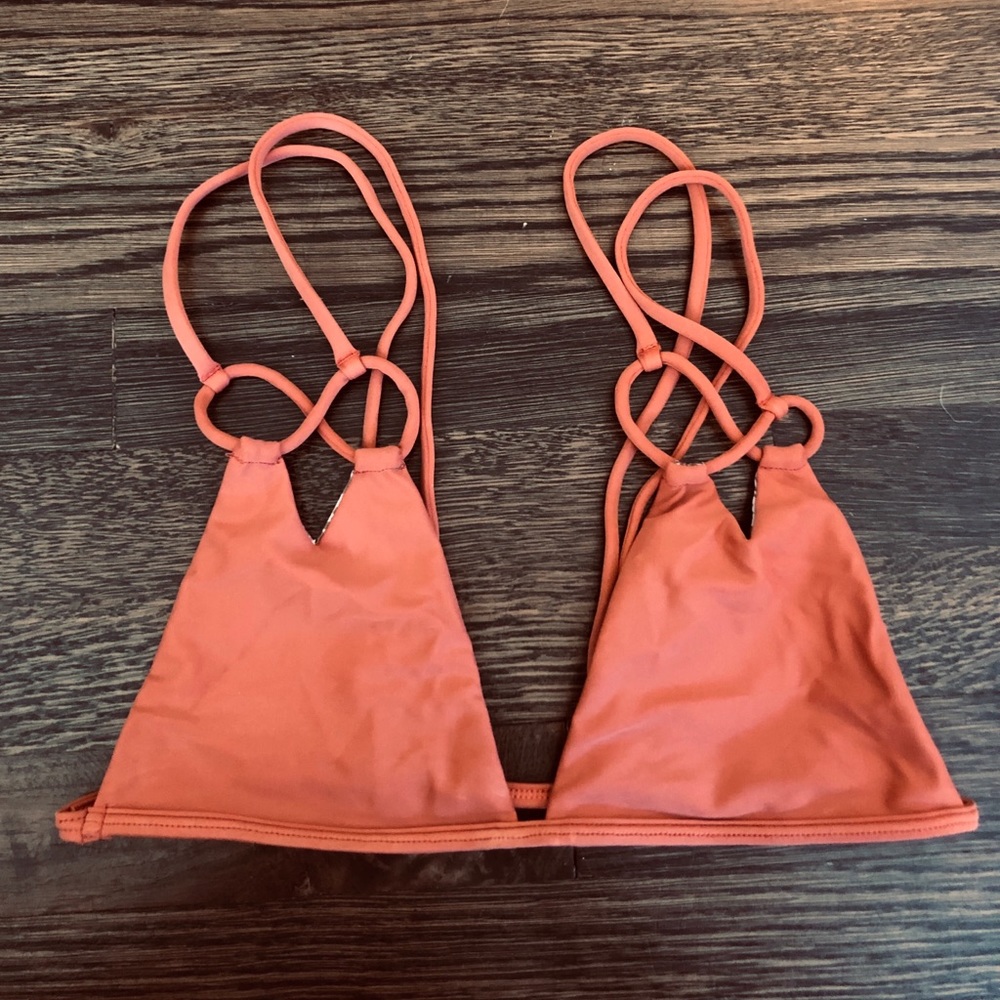 Acacia Thailand Top in Peach NWOT